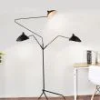 Step into Design F8703 Lampa stojąca CRANE-3F czarna 210 cm
