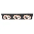 RENDL R13263 SHARM SQ III wpuszczana czarna miedź/miedź 230V LED 3x10W 24° 3000K