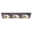 RENDL R13261 SHARM SQ III wpuszczana perłowo-złota/brązowa 230V LED 3x10W 24° 3000K