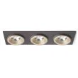 RENDL R13261 SHARM SQ III wpuszczana perłowo-złota/brązowa 230V LED 3x10W 24° 3000K