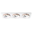 RENDL R13260 SHARM SQ III wpuszczana biała miedź 230V LED 3x10W 24° 3000K