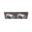 RENDL R13257 SHARM SQ II wpuszczana brązowa/perłowo-złota 230V LED 2x10W 24° 3000K