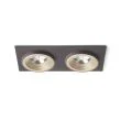 RENDL R13256 SHARM SQ II wpuszczana perłowo-złota/brązowa 230V LED 2x10W 24° 3000K