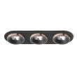RENDL R13249 SHARM R III wpuszczana czarna/czarna miedź 230V LED 3x10W 24° 3000K
