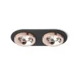 RENDL R13243 SHARM R II wpuszczana czarna miedź/miedź 230V LED 2x10W 24° 3000K