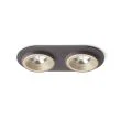 RENDL R13241 SHARM R II wpuszczana perłowo-złota/brązowa 230V LED 2x10W 24° 3000K