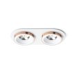 RENDL R13240 SHARM R II wpuszczana biała miedź 230V LED 2x10W 24° 3000K