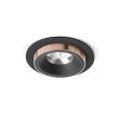 RENDL R13239 SHARM R I wpuszczana czarna/czarna miedź 230V LED 10W 24° 3000K