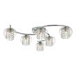 DAR ELM6450 ELMA 6LT SEMI FLUSH POL CHR/ CLR