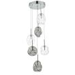 DAR QUI6410 QUINN 6LT CLUSTER PENDANT SMOKED/ CLEAR