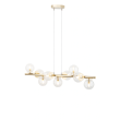 SIGMA 40801 AVOLA lampa wisząca 9 złoty/transparentny