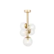 SIGMA 40854 PERLA LUX 5 plafon transparentny