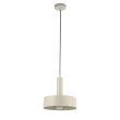 SIGMA 40807 VITRUM lampa wisząca okrąg szary beż