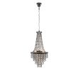 MARKSLOJD 108124 ALLINGTON lampa wisząca 3L Czarny/Czarny Chrom