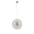 MARKSLOJD 108101 BOLID lampa wisząca 9L Chrom/Przezroczysty