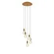 MARKSLOJD 108100 BRONX lampa wisząca 5L Okrągła Brązowa