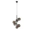MARKSLOJD 108108 CALLISTO lampa wisząca 6L Czarny/Przydymiony