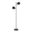 MARKSLOJD 107741 EDGAR lampa podłogowa 2L Black
