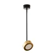 SIGMA 41641 BAR 1 S lampa wisząca czarny/złoty  47 cm