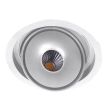 AZZARDO AZ3471 BOSTON 1 ROUND WHITE TECHNICAL LAMP