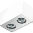 AZZARDO AZ1386 NINO 2 WHITE / ALUMINUM TECHNICAL LAMP