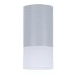 CANDELLUX 2273686 LAMPA SUFITOWA TUBA 1X50W GU10 MROŻONY+SZARY ŚR. 6,4 CM