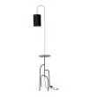 CANDELLUX 51-00064 RAVELLO LAMPA PODŁOGOWA CZARNY+ZIELONY 1X40W E14 ABAŻUR CZARNY