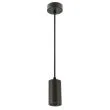 CANDELLUX 31-78537 TUBO LAMPA WISZĄCA CZARNY 1X25W GU10 KLOSZ 10CM CZARNY