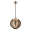 CANDELLUX 31-43276 SFINKS ZWIS 25 KULA 1X60W E27 AŻUROWY JASNO BRĄZWY