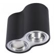 AZZARDO GM4200-BK-ALU / AZ0782 Bross 2 (black/aluminium) Lampa sufitowa
