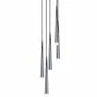 AZZARDO MD1220A-5-CH / AZ0134 Stylo 5 (chrome) Lampa wisząca