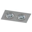 AZZARDO SN-6812S-ALU / AZ2438 Caro 2 Square (aluminium) Lampa wpuszczane