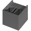 AZZARDO LC8005-DGR / AZ0957 Gambino 1 (dark grey) Lampa ścienna / kinkiet
