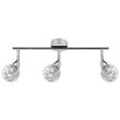 CANDELLUX 93-67647 BOLO LISTWA 3X6W LED SMD GŁÓWKA OKRĄGŁA 1E Z PRZEGUBEM KLOSZ WYMIENNY KD SYSTEM CHROM/BEZBARWNY