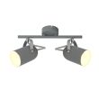 CANDELLUX 92-66480 GRAY LISTWA 2X40W E14 SZARY