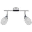 CANDELLUX 92-67579 RICO LISTWA 2X6W LED SMD GŁÓWKA OKRĄGŁA 1E Z PRZEGUBEM KD SYSTEM KLOSZ WYMIENNY CHROM/BEZBARWNY