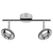CANDELLUX 92-67562 SKIPPER LISTWA 2X6W LED COB GŁÓWKA OKRĄGŁA 1E Z PRZEGUBEM KD SYSTEM CHROM