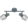 CANDELLUX 92-68026 VIKING LISTWA 2X40W E14 SZARY