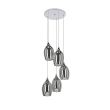 CANDELLUX 35-60198 MARINA LAMPA WISZĄCA TALERZ 5X60W E27 CHROM