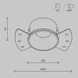 MAYTONI DL051-01-GU10-RD-WB Share Downlight czarny