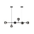 AZZARDO AZ4698 HELIOS 6 BK DECORATIVE PENDANT BLACK