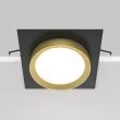 MAYTONI DL086-GX53-SQ-BG Hoop Downlight czarny,złoty