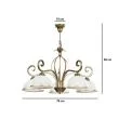 EMIBIG 149/5 WIVARA 5 GOLD LAMPA WISZĄCA