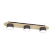 EMIBIG 1438/3 DIAZ 3 BL WOOD lampa sufitowa