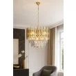 MILAGRO ML5999 ASPEN GOLD E14 6x40W — wizualizacja aranżacji AI