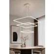 MILAGRO 515 LAMPA WISZĄCA NIX WHITE 117W LED — wizualizacja aranżacji AI