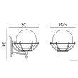 SU-MA Kule z koszykiem 200 K 3012/1/KPO Klosz 20 cm