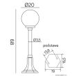 SU-MA KULE CLASSIC K 5002/3/KP 200 Klosz 20 cm