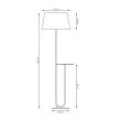 EMIBIG 1421/LP1 HOTEL LP BEIGE lampa podłogowa