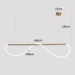 LIGHT PRESTIGE Lampa wisząca Meleca M 1xLED LP-2345/1P M CCT